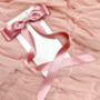 Maxi Satin Hair Bow Barrette In Rose Pink, thumbnail 2 of 7