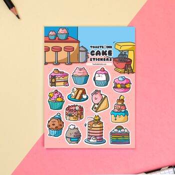 Cake Sticker Sheet, 2 of 6