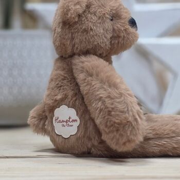 Hampton The Long Leg Dark Brown Teddy Bear Soft Toy, 3 of 3