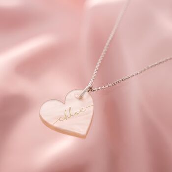 Personalised Heart Name Necklace, 5 of 12