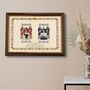 Framed Personalised Double Coat Of Arms Scroll, thumbnail 2 of 3