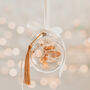 Personalised Fairy And Stardust Glass Bauble, thumbnail 2 of 5