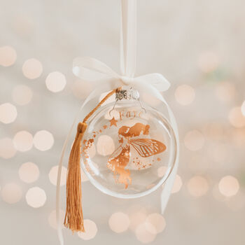 Personalised Fairy And Stardust Glass Bauble, 2 of 5