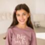 Embroidered Big/Little Sibling Jumpers Brother And Sister Available, thumbnail 5 of 10