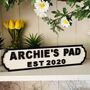 Personalised New Home Wooden Double Road Sign House, thumbnail 1 of 12