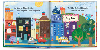 Personalised Children's Book, Incredible Big Sister, 4 of 11