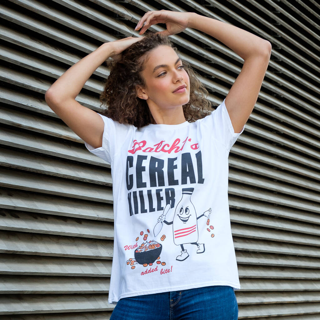 Cereal Killer Women's Slogan T Shirt, 1 of 5
