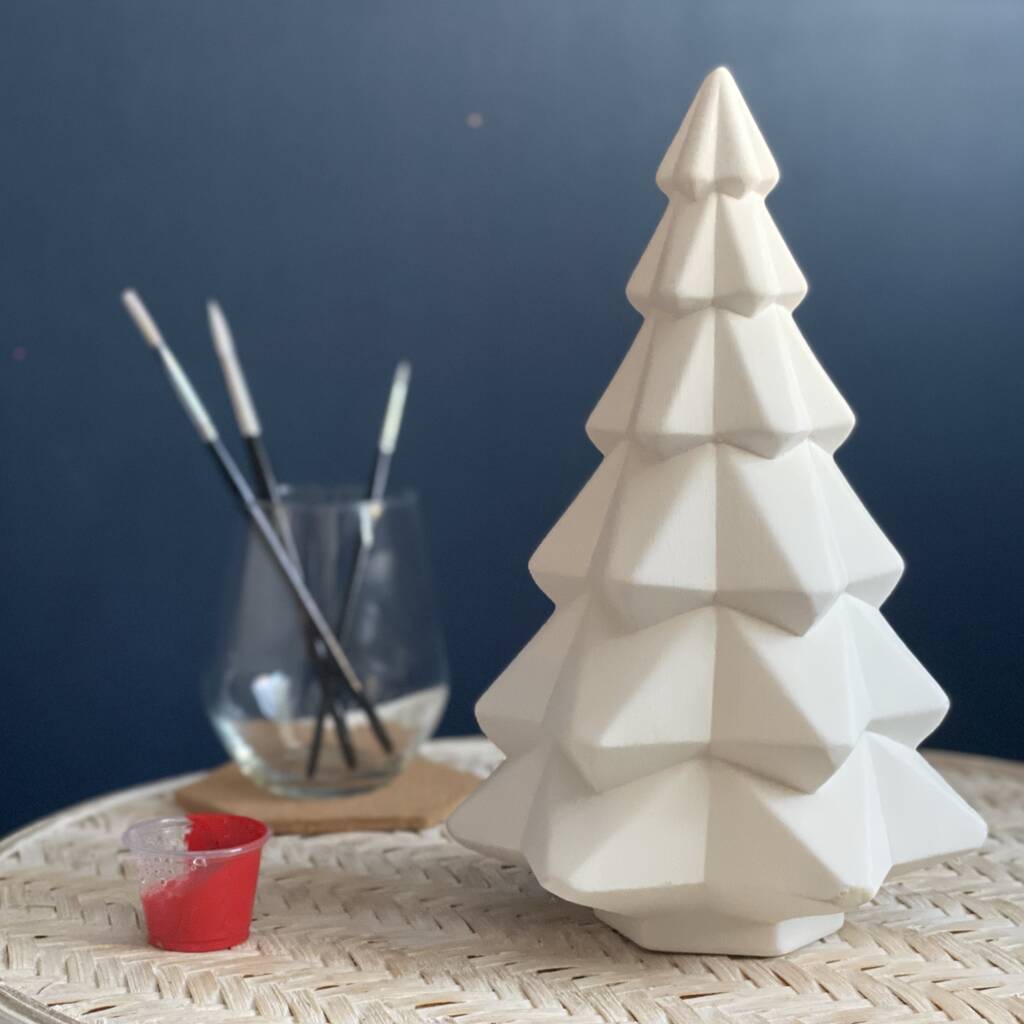 Paint Your Own Faceted Christmas Tree, 1 of 4
