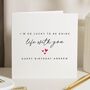 Personalised Birthday Card For Husband Boyfriend Him, thumbnail 1 of 7