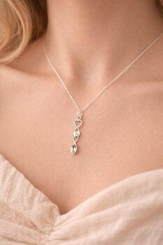 Sterling Silver Lovespoon Pendant Necklace, 3 of 8