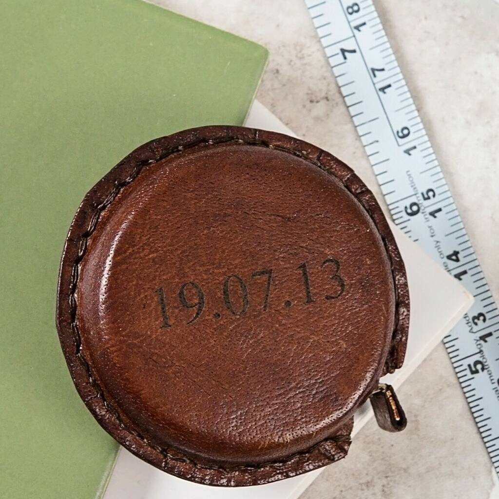 Personalised Leather Tape Measure, 1 of 9