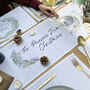 Wreath Family Christmas Personalised Table Runner, thumbnail 2 of 4