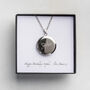 Personalised Engraved Locket Necklace With Photo, thumbnail 5 of 12