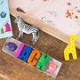 Personalised Name Letter Crayon Set, thumbnail 4 of 7