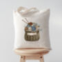 Personalised Knitting Wool Basket Storage Tote Bag, thumbnail 2 of 2