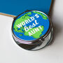 'World's Best Aunt' Compact Mirror, thumbnail 2 of 6