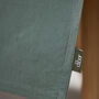 Personalised Forest Green Cotton Table Runner, thumbnail 4 of 5