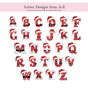 Personalised Santa Letter Name Christmas Ornament, 3 of 8