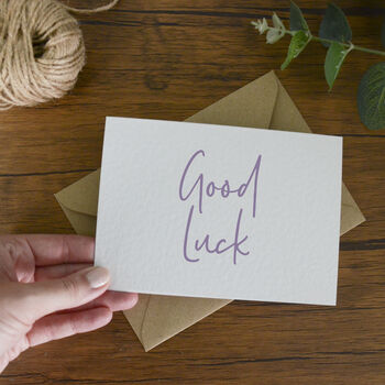 Good Luck Greeting Card, 4 of 4