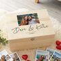 Personalised Couples Names Photo Keepsake Box, thumbnail 1 of 12