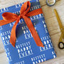 Bestest Daddy Ever, Cute Father's Day Wrapping Paper, thumbnail 4 of 7