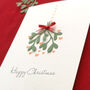 Personalised Happy Christmas 3D Mistletoe Card, thumbnail 7 of 7