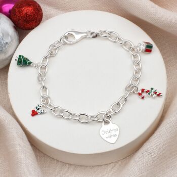 Ladies Christmas Charm Bracelet, 2 of 7