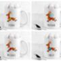 Personalised Reindeer Christmas Mug, thumbnail 3 of 12