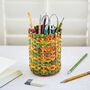 Recycled Newspaper Round Pencil Holder, thumbnail 9 of 11