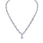 Mansfield Rhodium Plated Statement Necklace, thumbnail 2 of 6