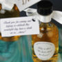 Personalised Whisky Wedding Favours With Gold Tags, thumbnail 4 of 5