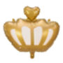 20' Gold Crown Balloon, thumbnail 2 of 2