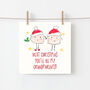 'Next Christmas You'll Be Grandparents' Character Card, thumbnail 1 of 4