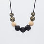 Black Leopard Teething Necklace | New Mum Gift, thumbnail 2 of 6