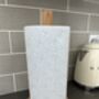 Solid Oak Hexagonal Kitchen Roll Holder, thumbnail 2 of 2