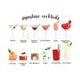 Personalised Cocktail Mini Menu Sign, thumbnail 3 of 3