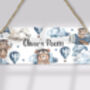 Kids Personalised Bear Theme Bedroom Door Sign, thumbnail 2 of 2