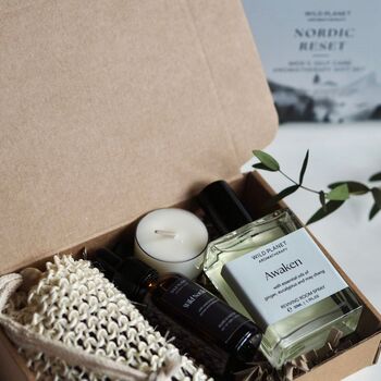 Nordic Reset Men’s Self Care Aromatherapy Gift Set, 6 of 11