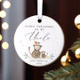 Personalised First Christmas As Nanny Grandad Ornament, thumbnail 6 of 11
