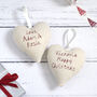 Personalised Heart Christmas Tree Decoration Gift, thumbnail 5 of 12
