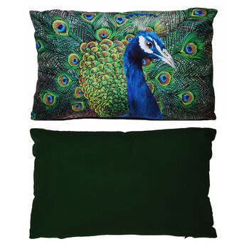 Peacock Cushion, 4 of 5