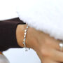 Sterling Silver Sequin Bracelet, thumbnail 2 of 8