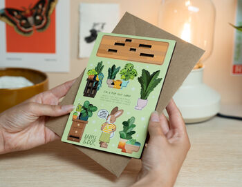 Personalised Houseplant Addict Birthday Pop Out Card, 6 of 6