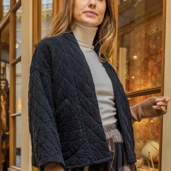 Velveteen Cord Quilted Jackets, 4 of 7