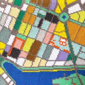 Stockholm City Map Tapestry Kit, 5 of 5