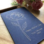 Personalised Peony Birthday Gold Foil Card, thumbnail 7 of 10