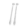Long Dipped Studs With White Topaz Gemstones, thumbnail 1 of 4