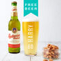 Personalised 60th Birthday Name And Age Beer Glass, thumbnail 1 of 4