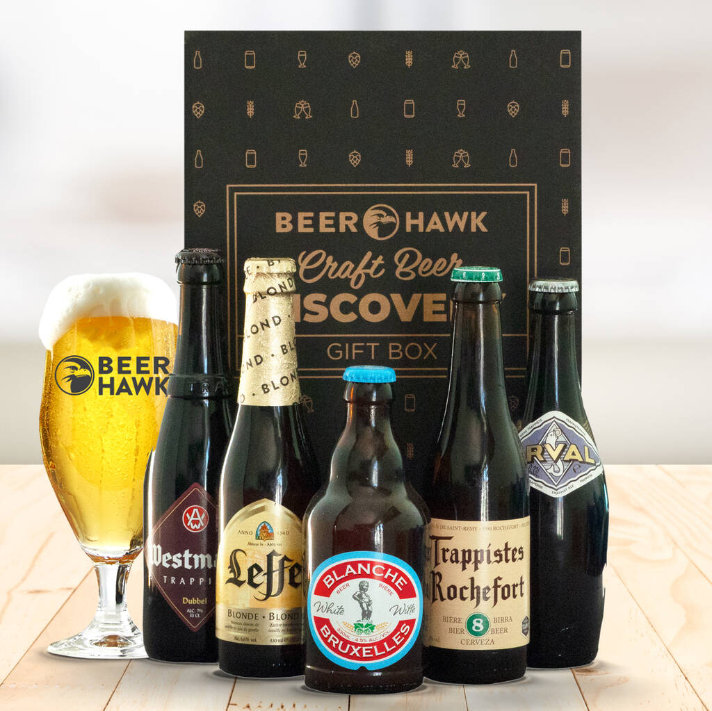 Belgian Craft Beer Case With Beer Hawk Glass, 1 of 4