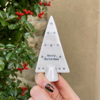 Porcelain Decoration Christmas Tree, 4 of 4